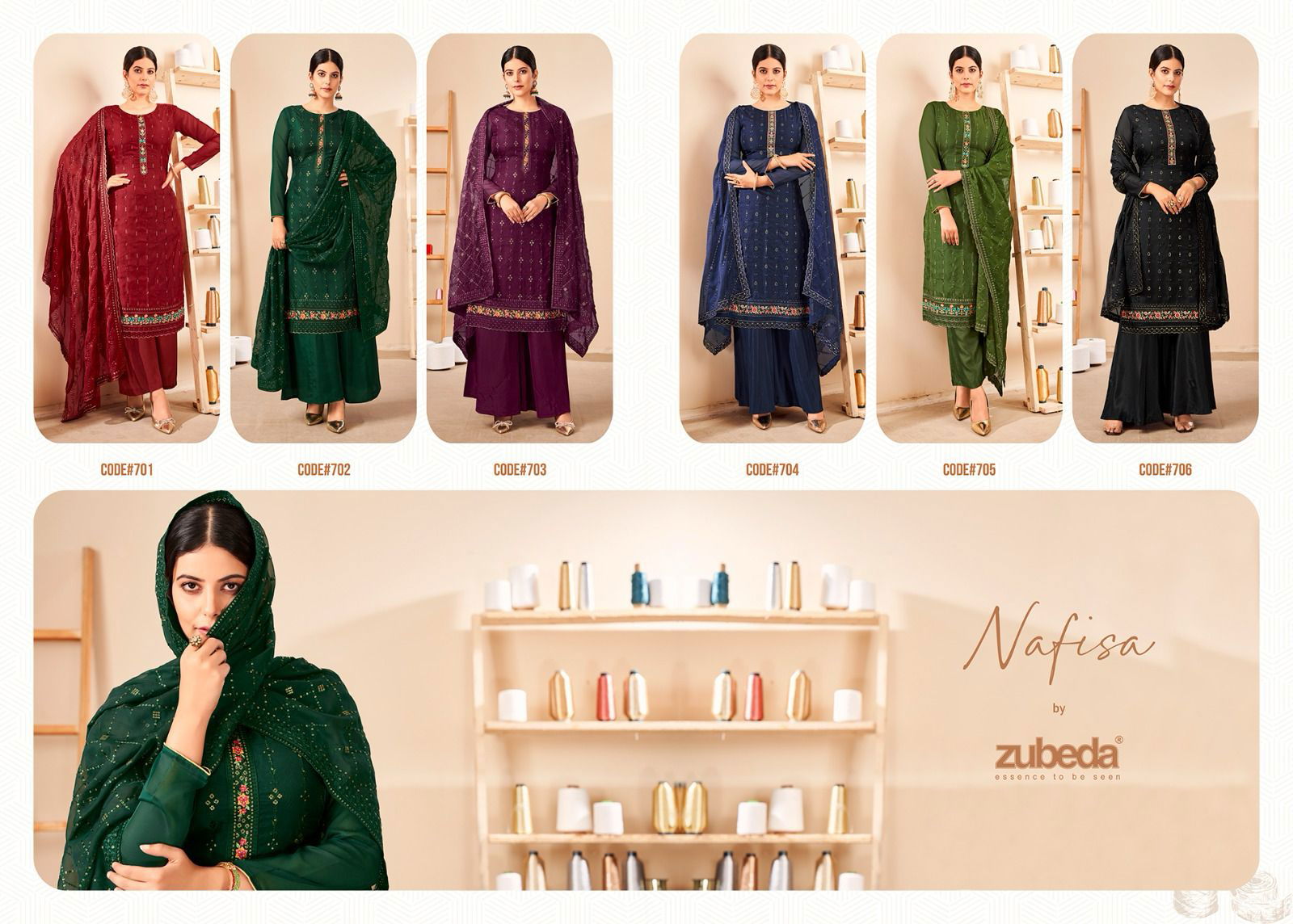 Nafisa By Zubeda Heavy Organza Designer Salwar Kameez Catalog